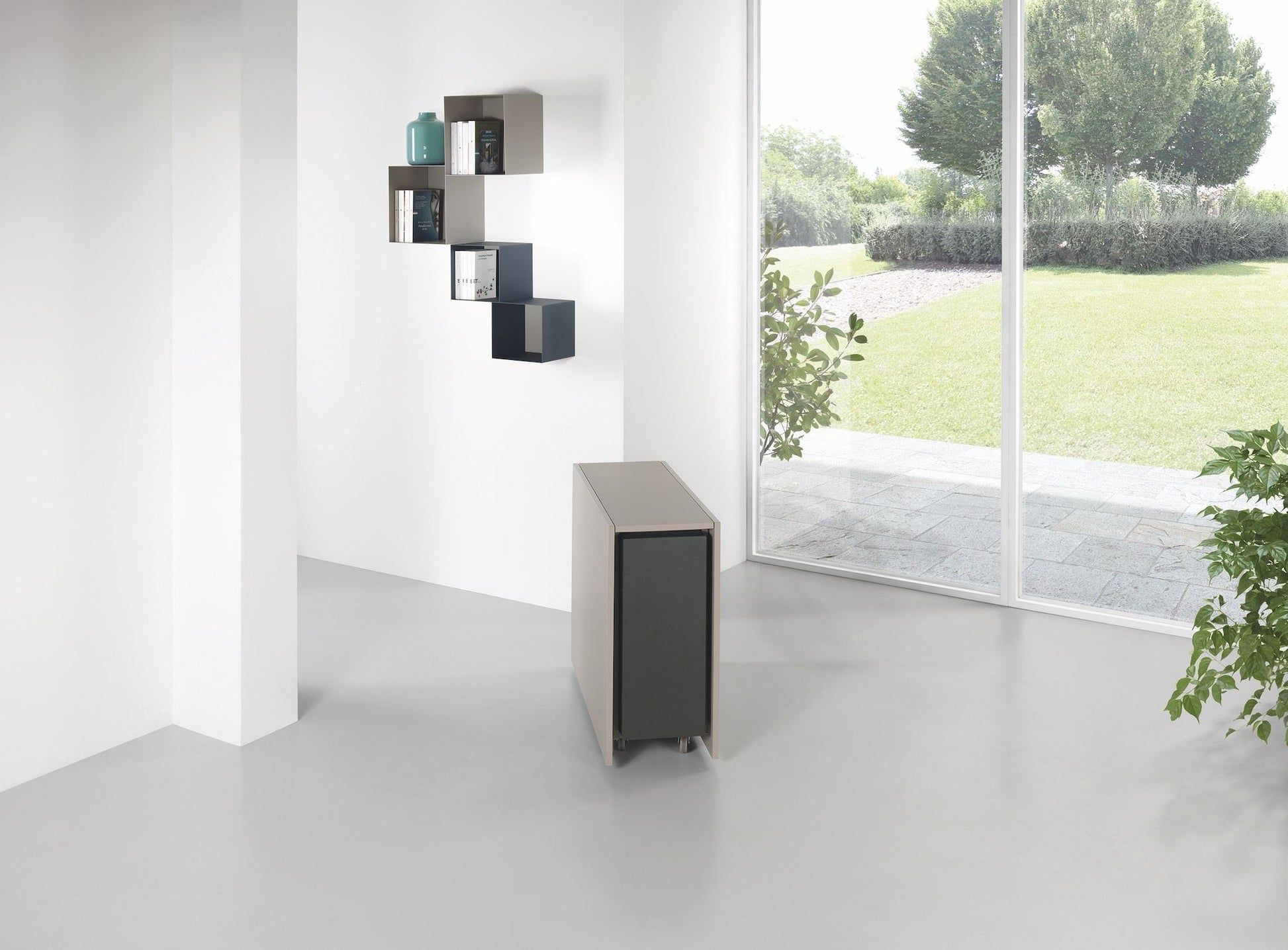 Tavolo consolle allungabile con sedie Newton