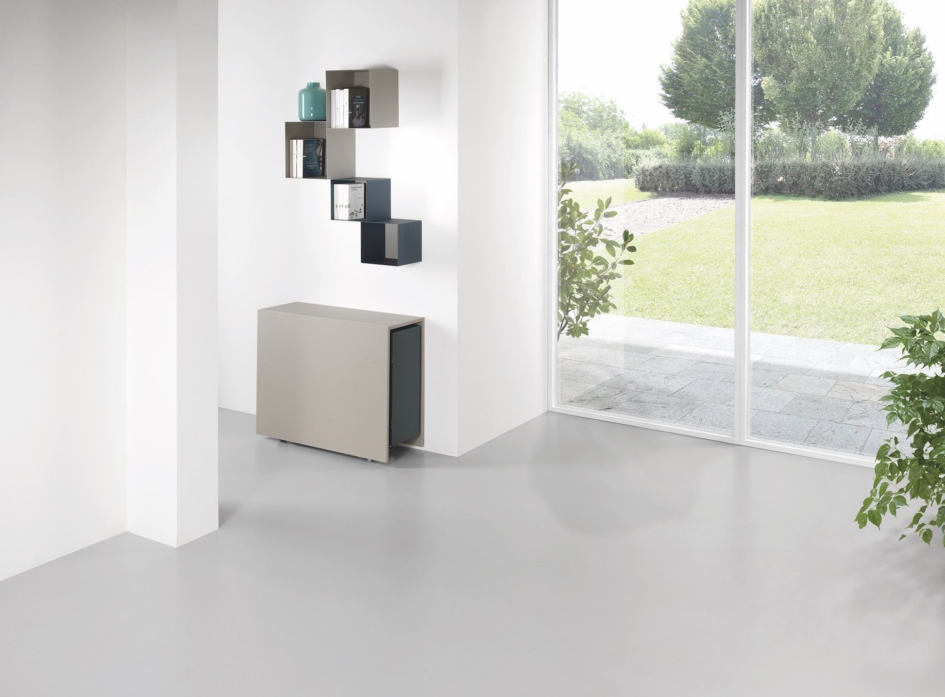 Tavolo consolle allungabile con sedie Newton