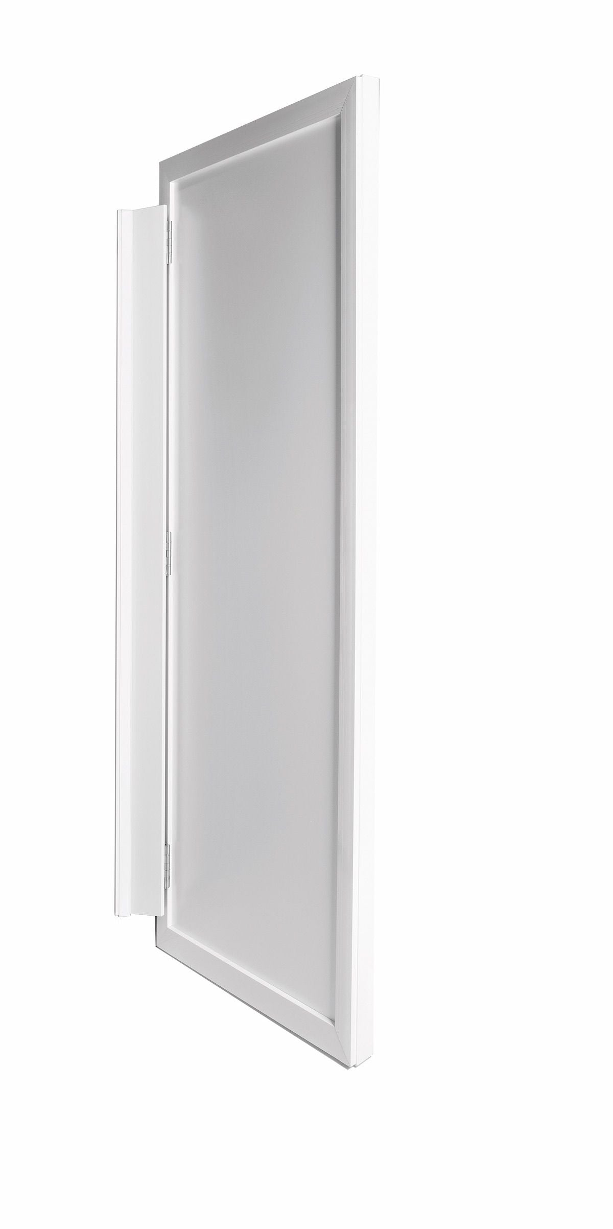 Specchio angolare con cornice in alluminio Angle Vanity