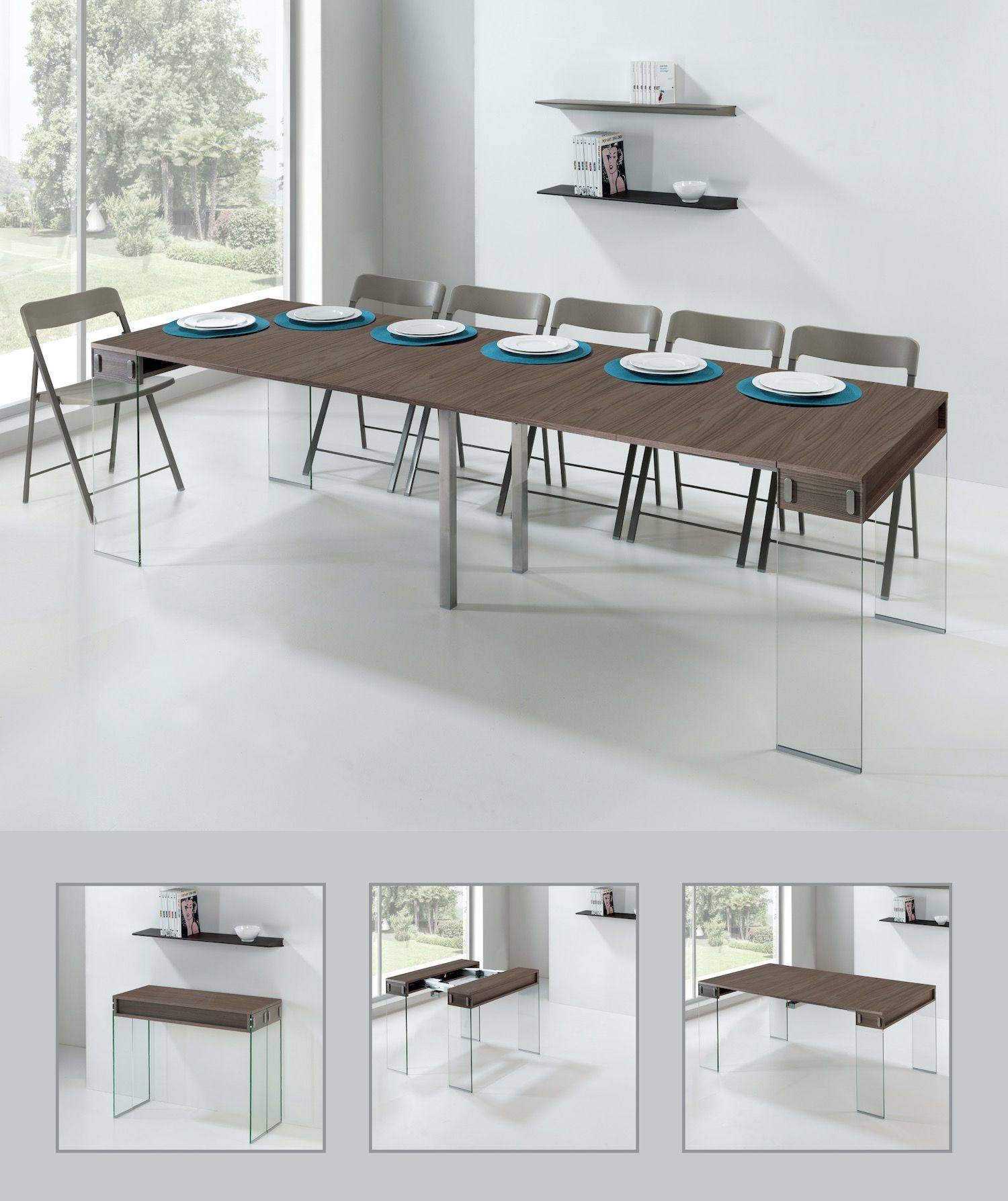 Consolle allungabile tavolo da pranzo Ronny