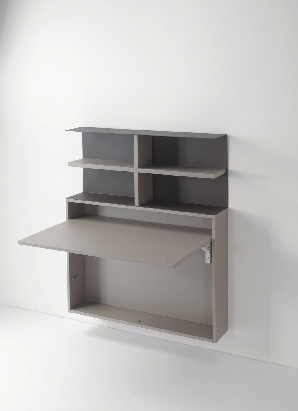 Scrivania a scomparsa con libreria da parete Jacob