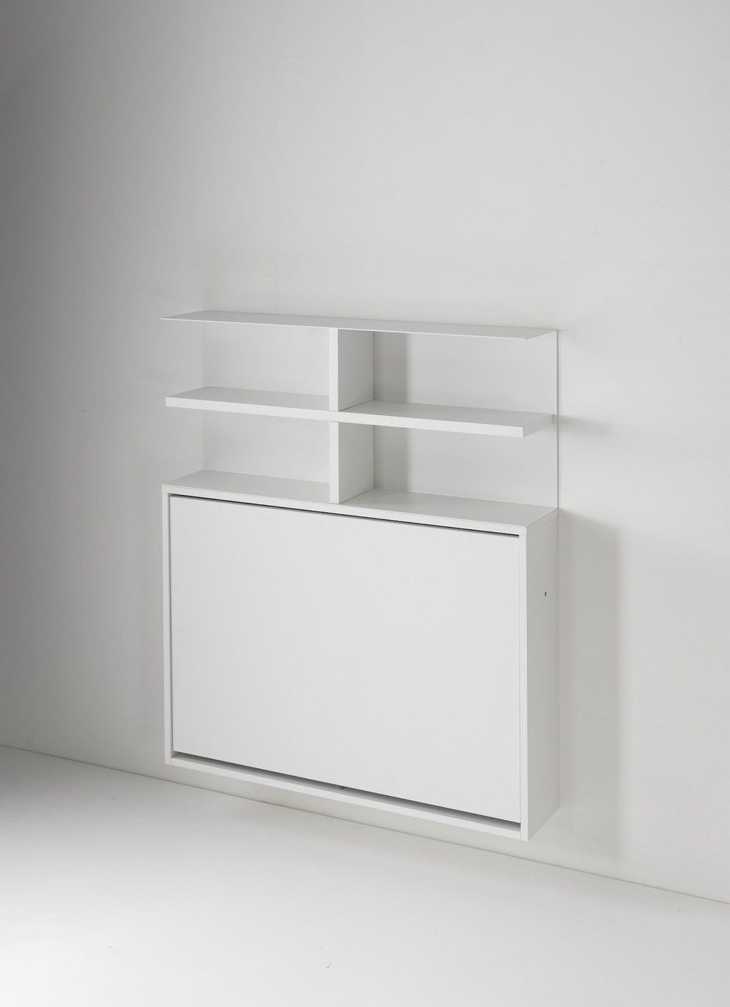 Scrivania a scomparsa con libreria da parete Jacob