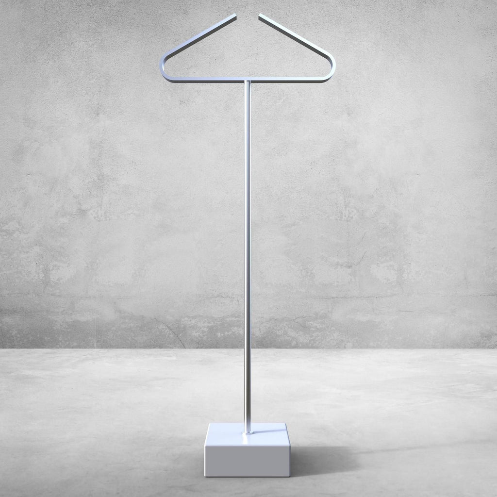 Servomuto design in acciaio e marmo Elwood 2