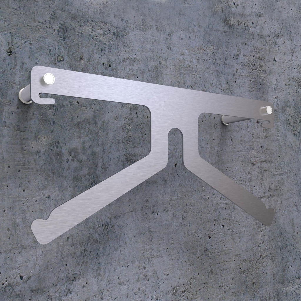 Servomuto design moderno a muro in acciaio Keaton 1