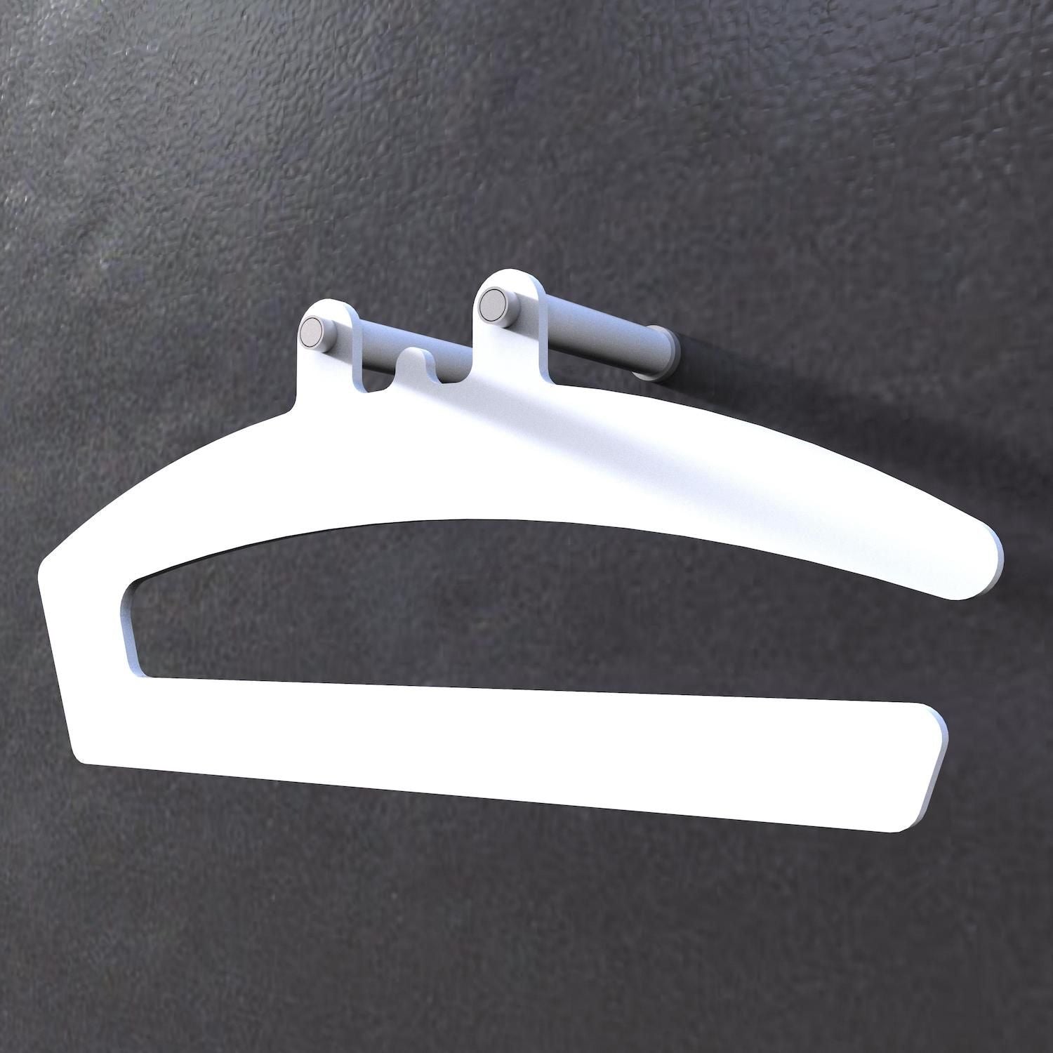 Servomuto a muro indossatore da camera Anson