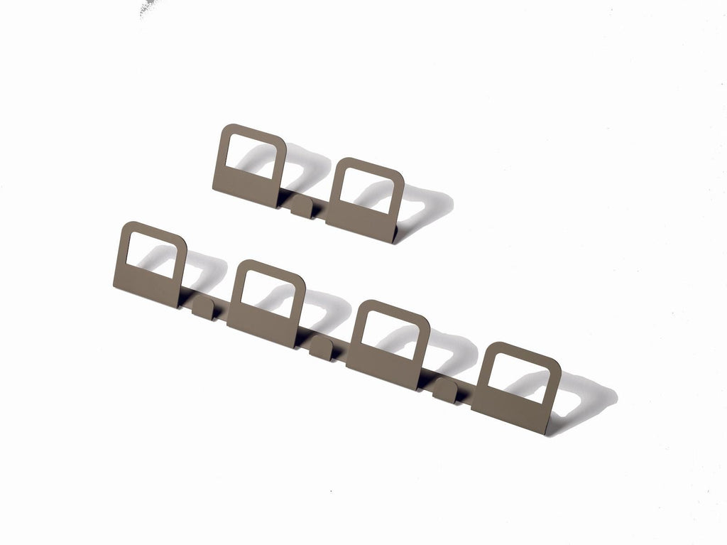 Appendiabiti da parete in acciaio design moderno Darrell