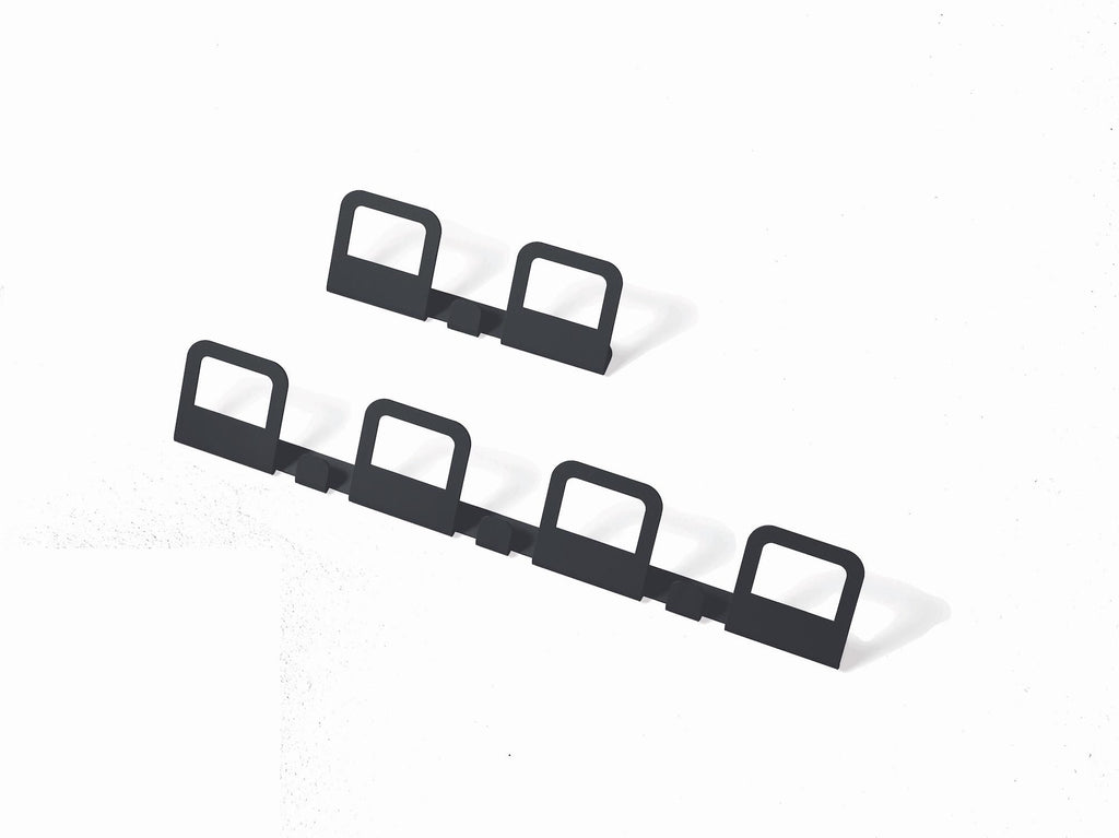 Appendiabiti da parete in acciaio design moderno Darrell