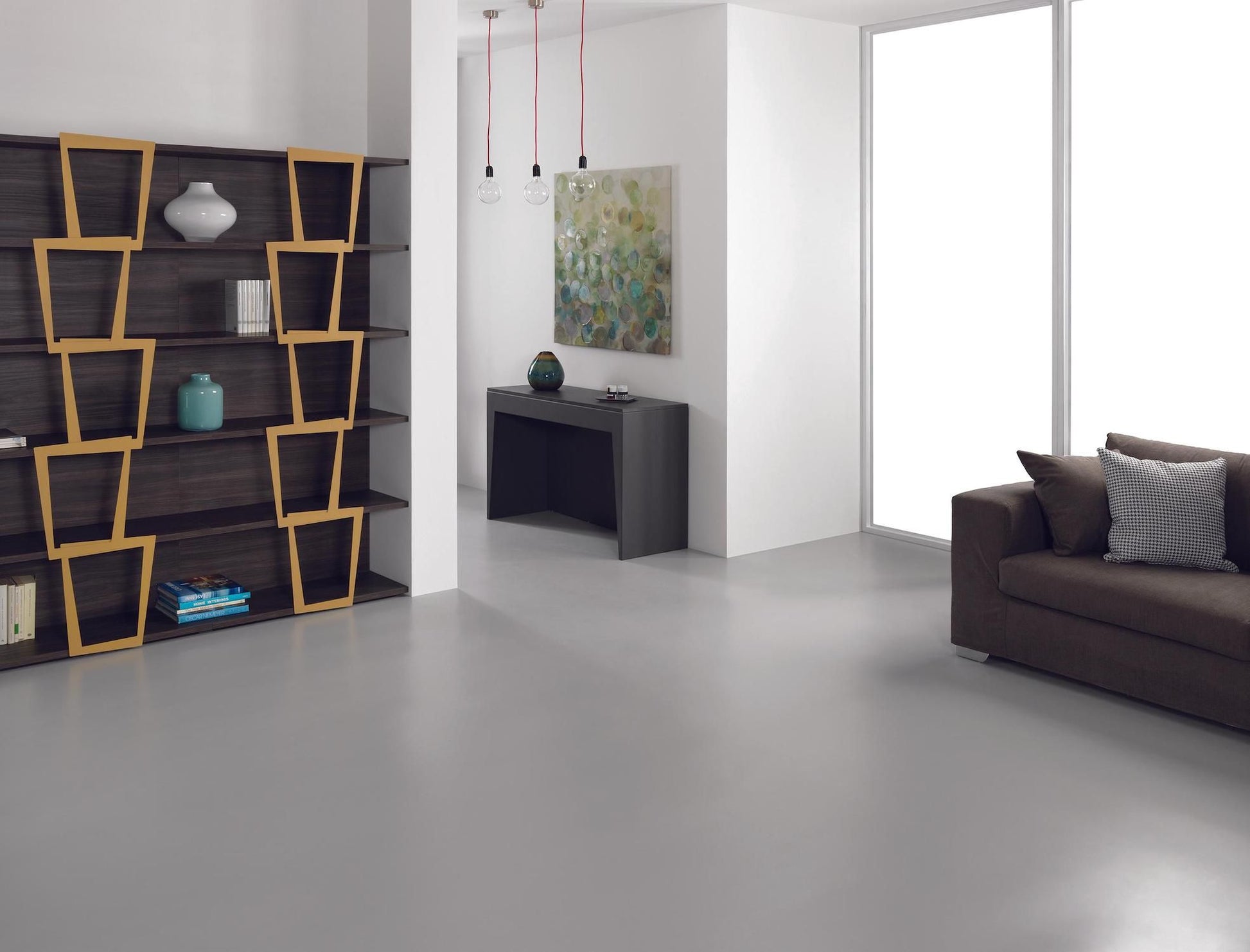 Tavolo consolle allungabile in acciaio e laminato Glen 120