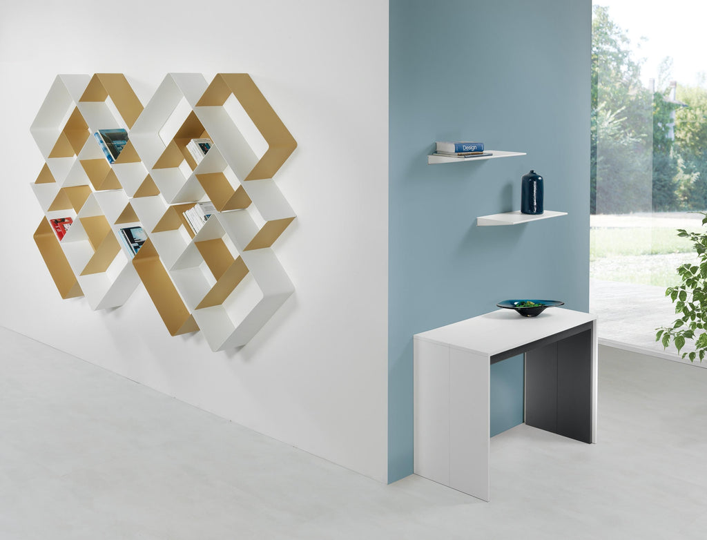 Tavolo consolle allungabile in laminato Edison 120