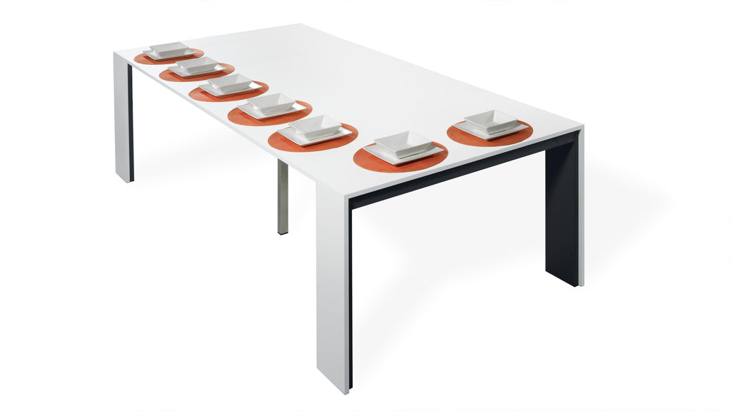 Tavolo consolle allungabile in laminato Edison 120