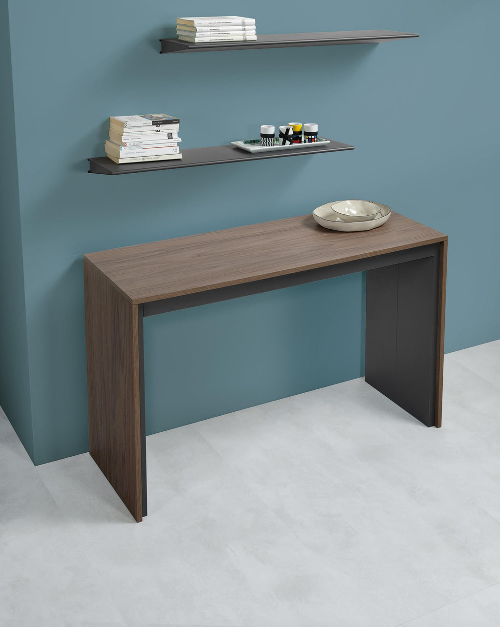 Tavolo consolle allungabile in laminato Edison 120