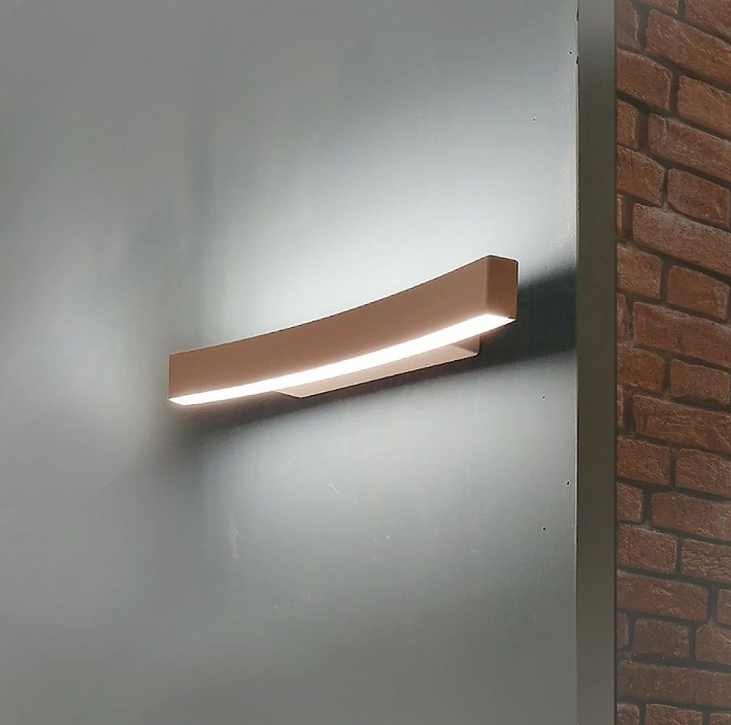 Lampada applique a LED in alluminio bianco Bellai Home