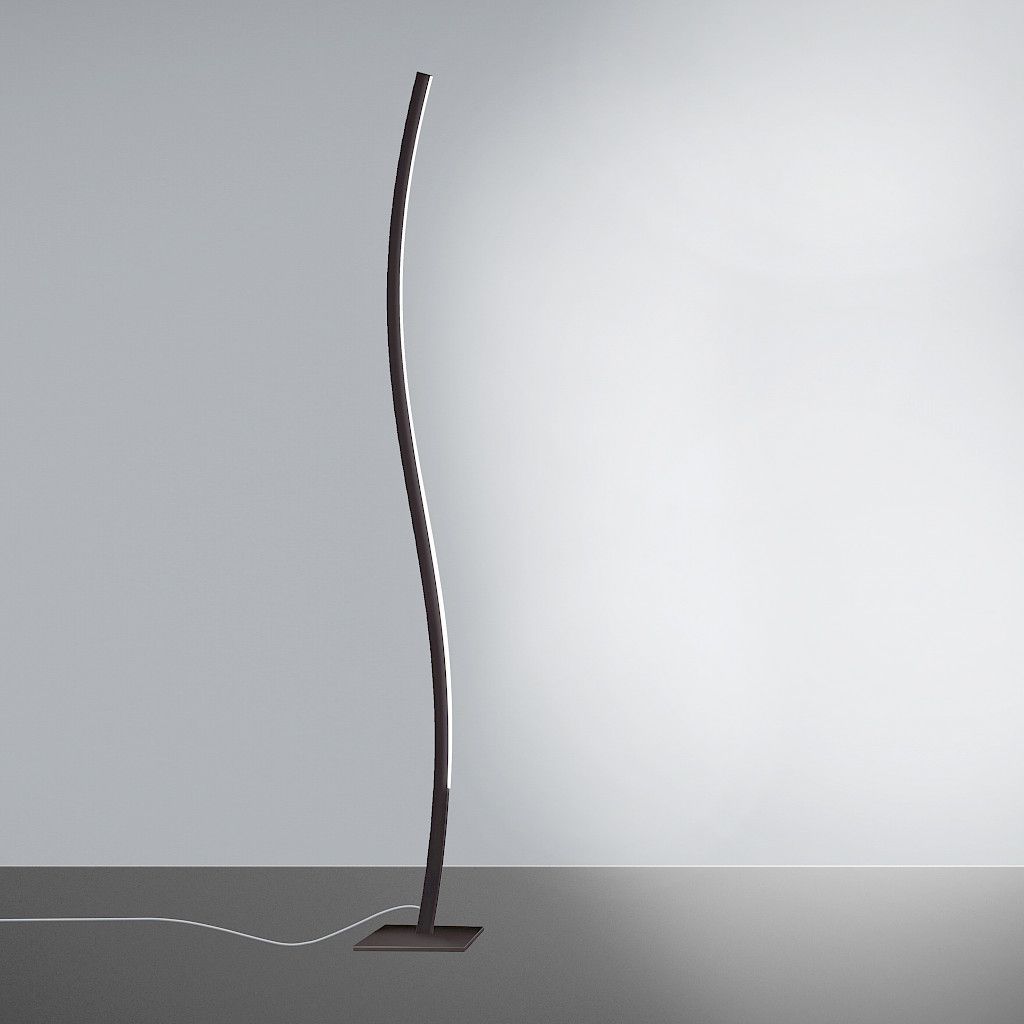 Lampada da terra a LED Curve