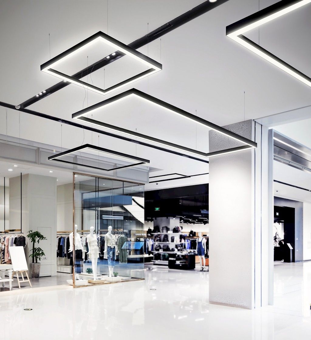 Lampadario a sospensione a LED quadrato Edge