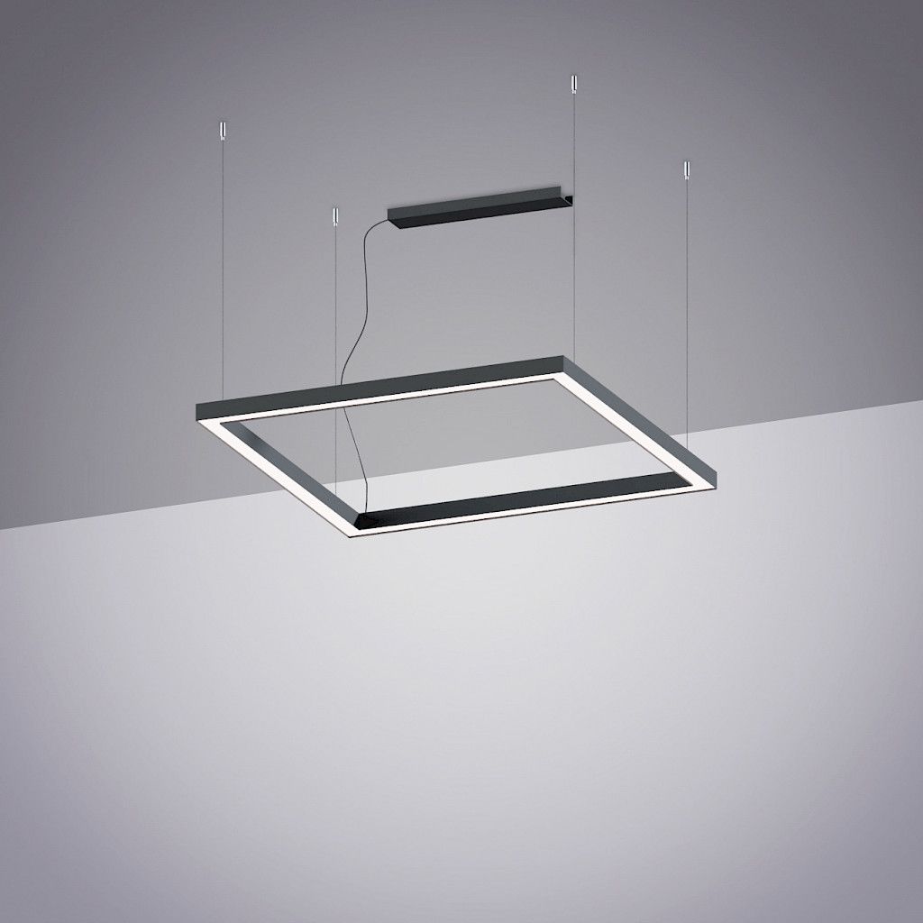 Lampadario a sospensione a LED quadrato Edge