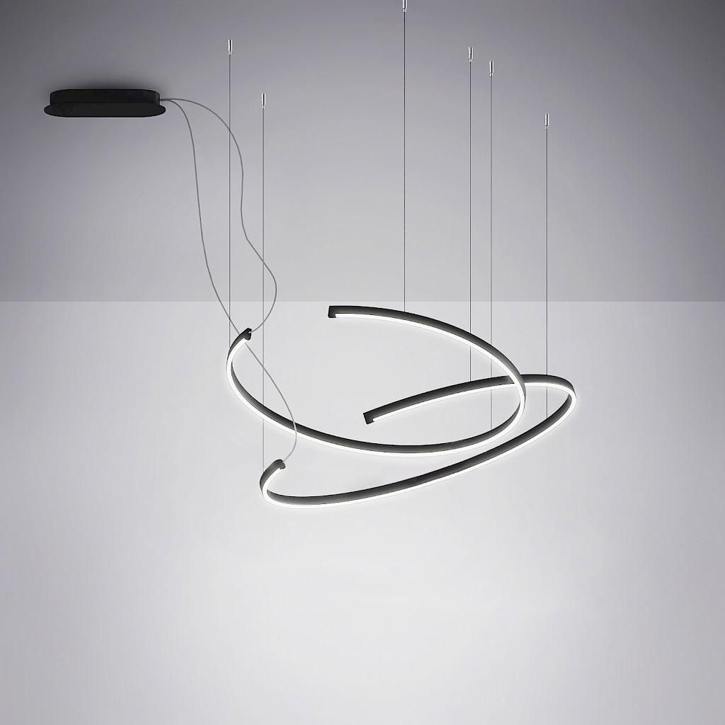 Lampadario a sospensione a LED circolare Leggera