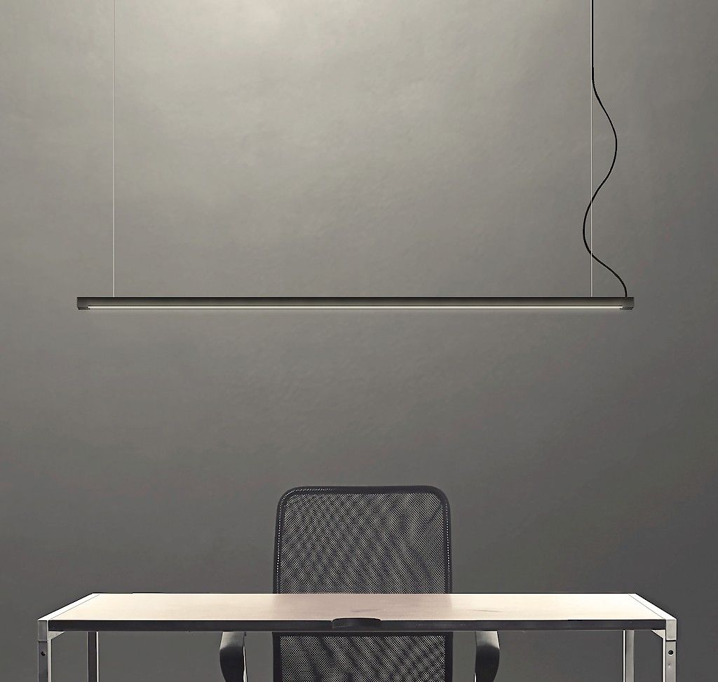 Lampada a sospensione LED design moderno Linea Dark