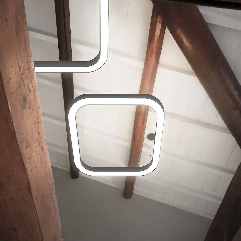 Lampadario a sospensione a LED design Shape