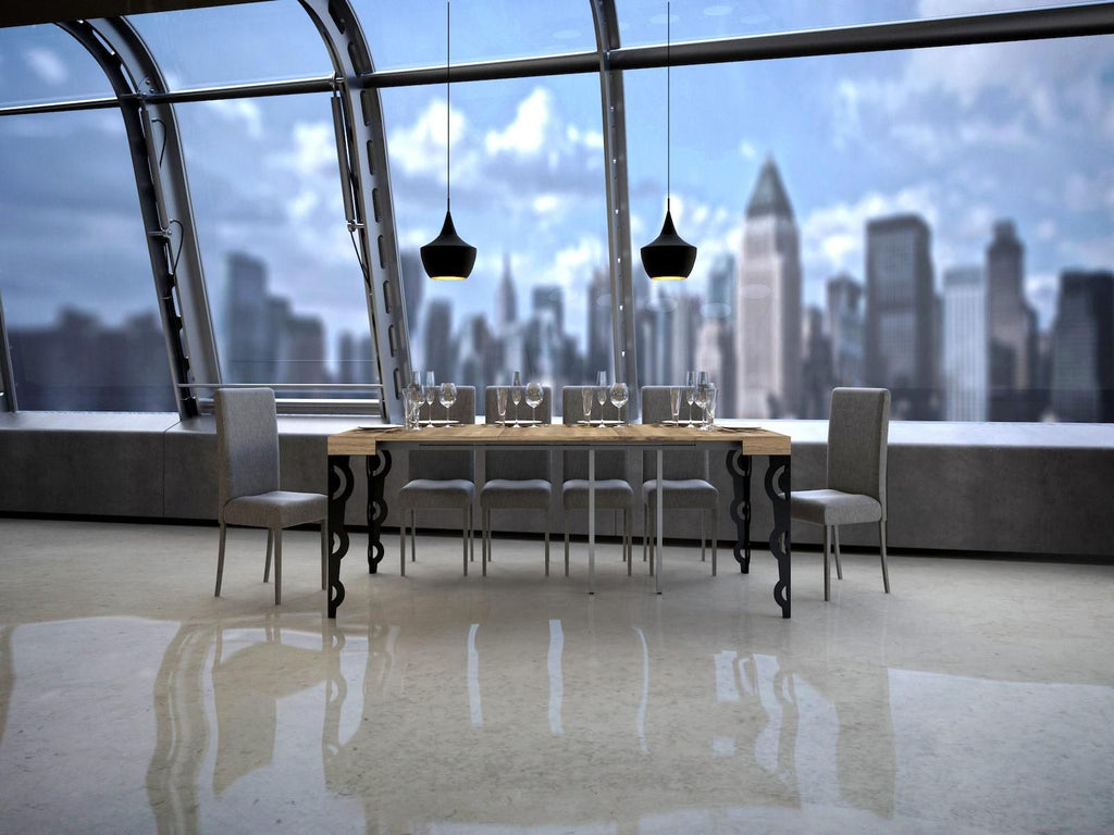 Tavolo consolle allungabile design moderno Narvik