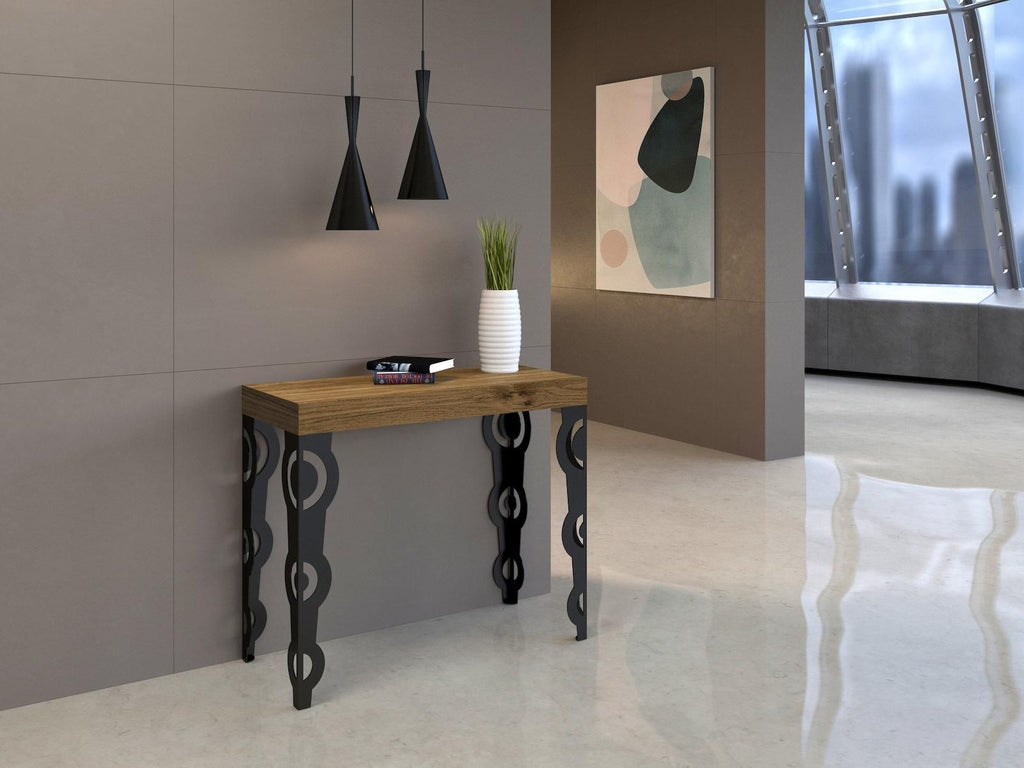 Tavolo consolle allungabile design moderno Narvik