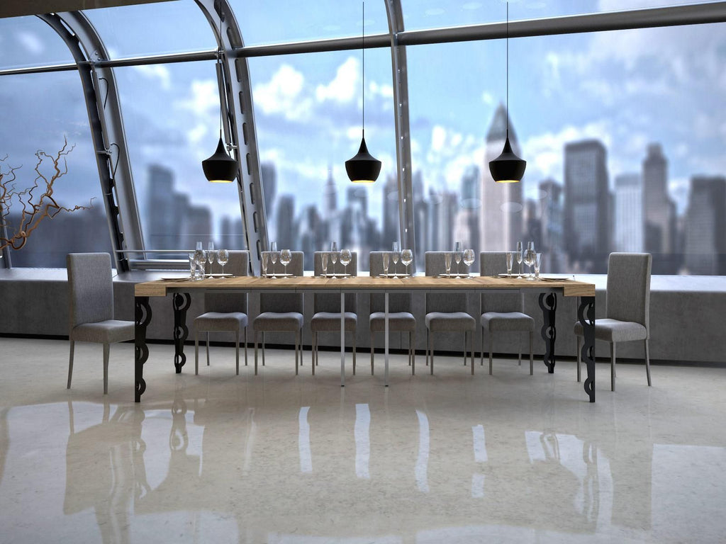 Tavolo consolle allungabile design moderno Narvik