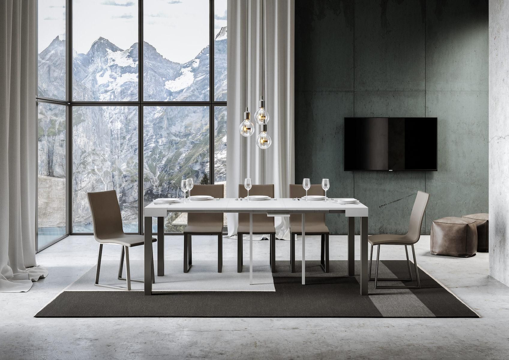 Consolle allungabile design moderno Sannidal