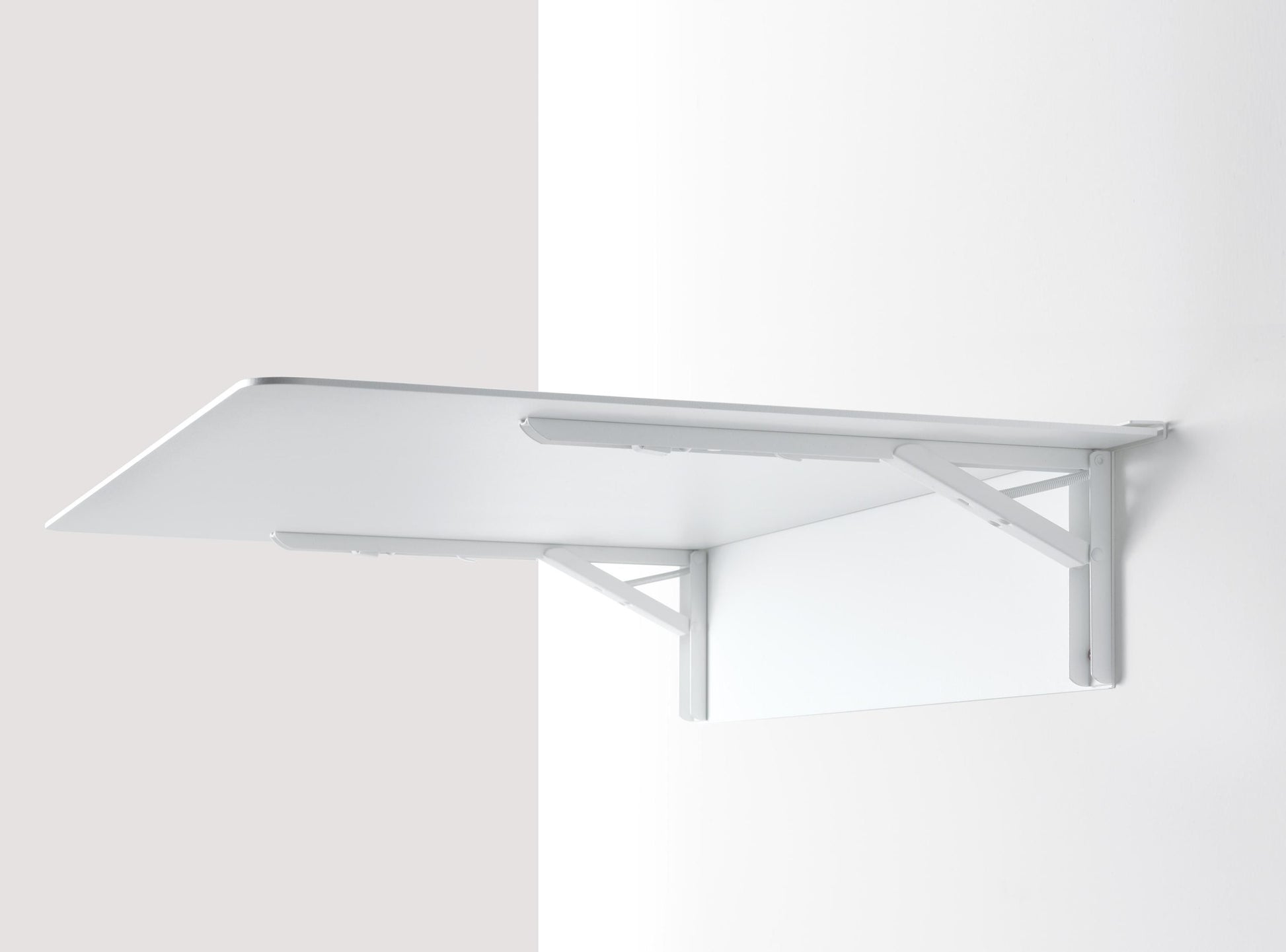 Scrivania a scomparsa richiudibile a muro in alluminio Turing