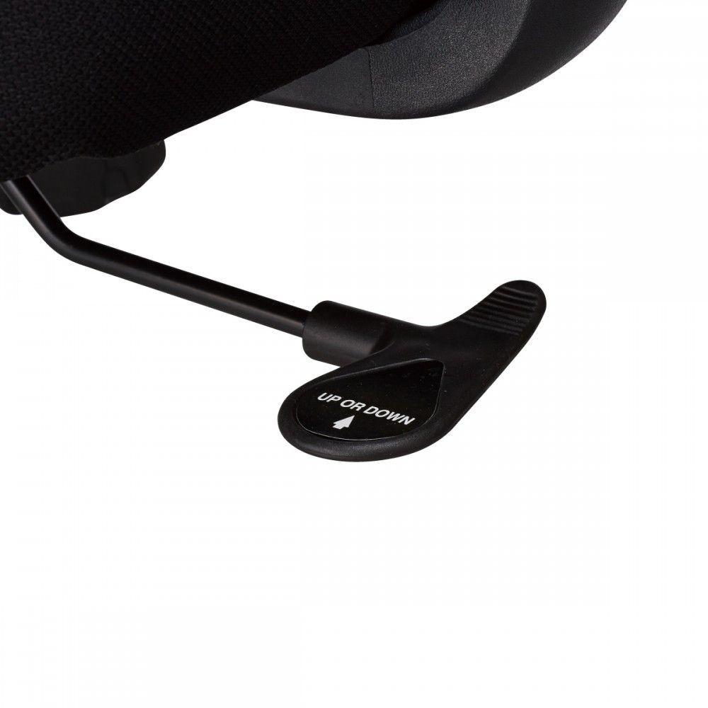 Sedia ufficio con schienale in rete e base cromata Alanis