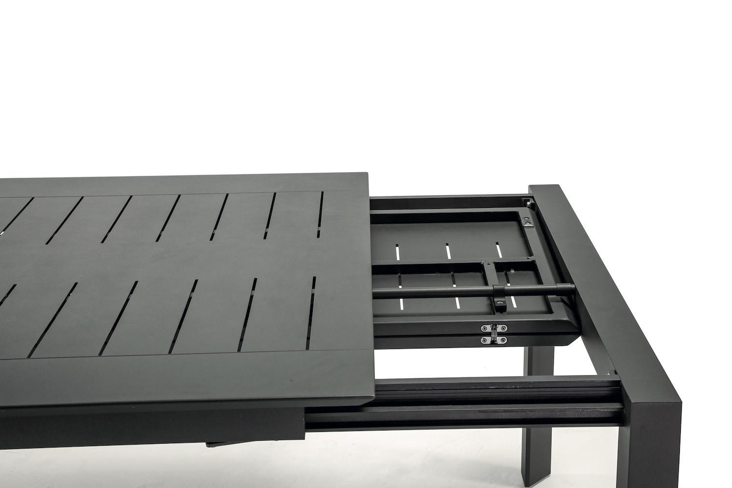 Tavolo da esterno allungabile in alluminio Panarea