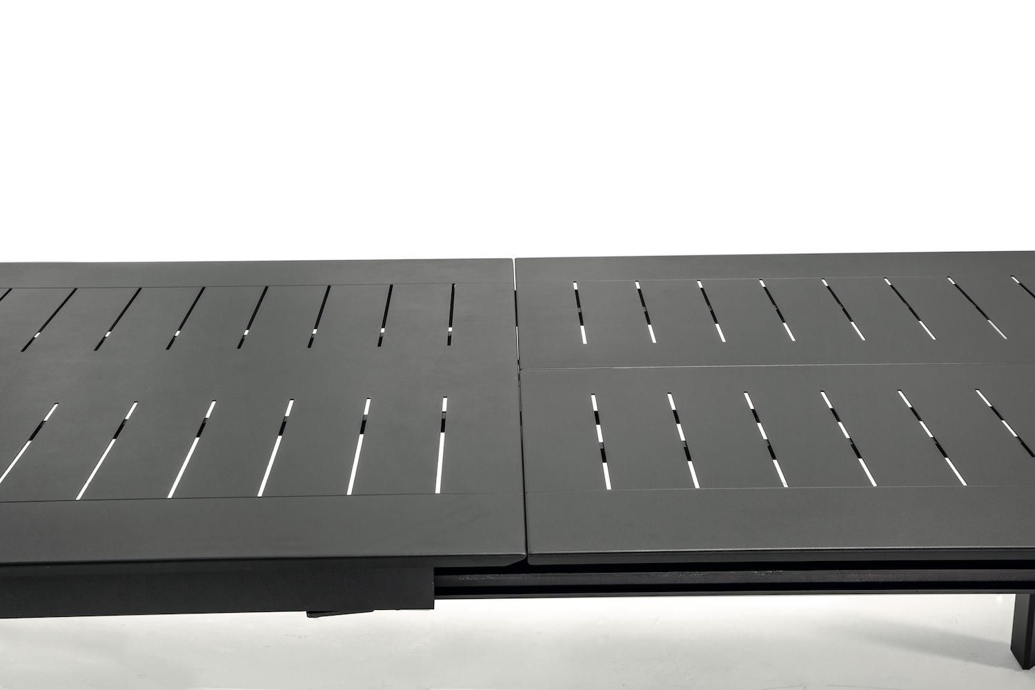 Tavolo da esterno allungabile in alluminio Panarea