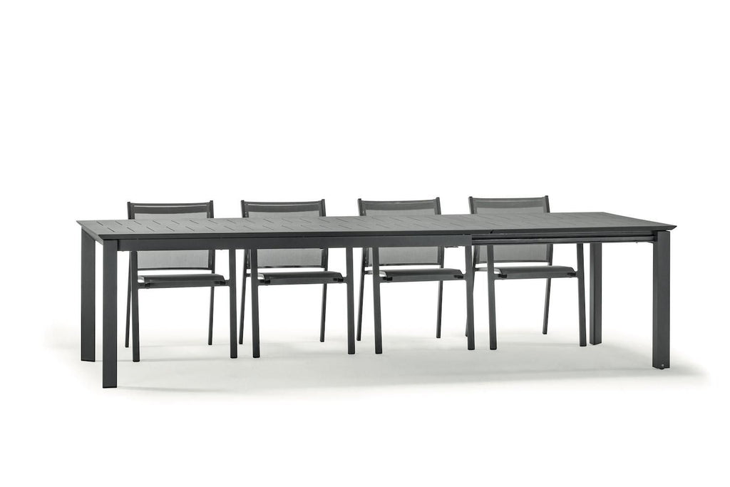 Tavolo da esterno allungabile in alluminio Panarea