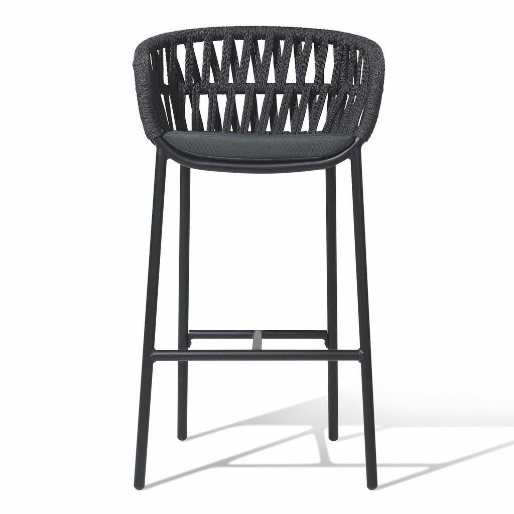 Set 4 sgabelli impilabili da giardino Tahiti