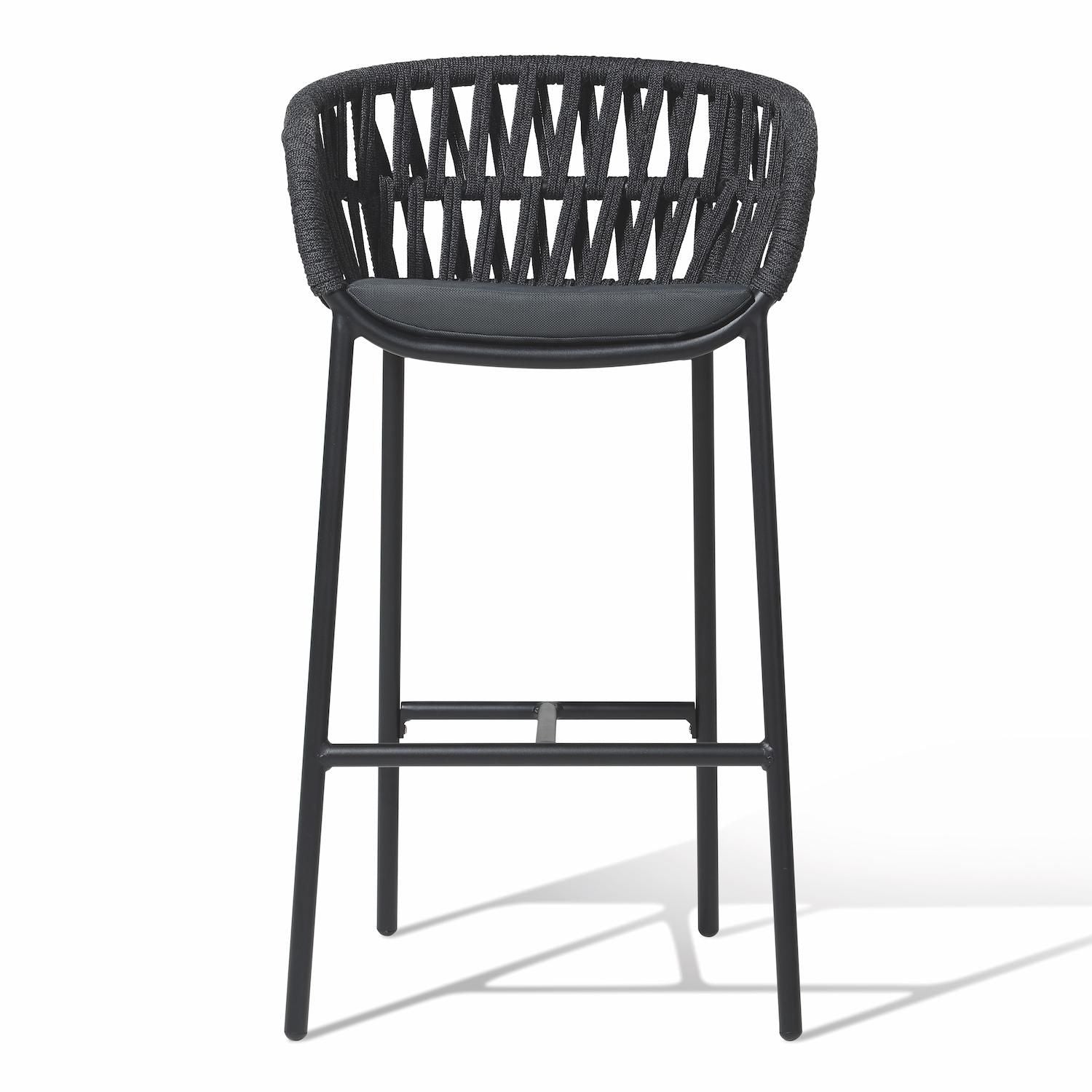 Set 4 sgabelli impilabili da giardino Tahiti