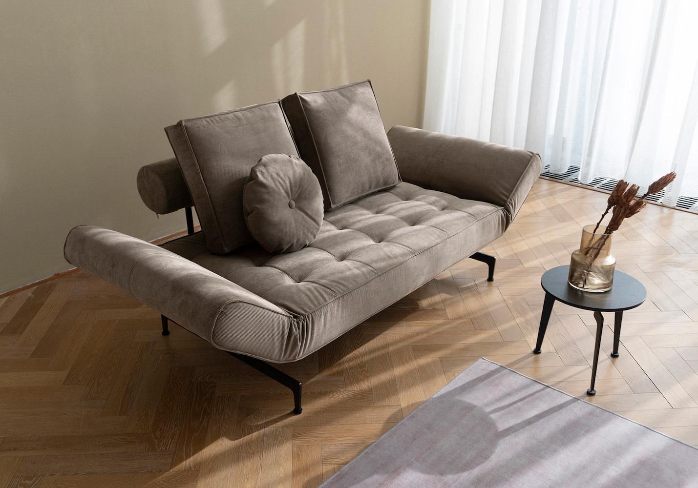 Divano letto singolo Ghia con materasso a molle