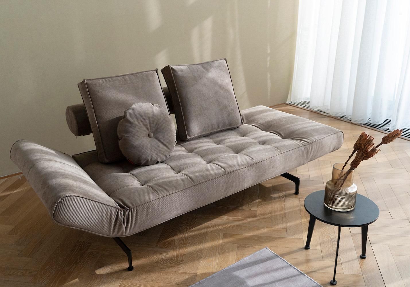 Divano letto singolo Ghia con materasso a molle