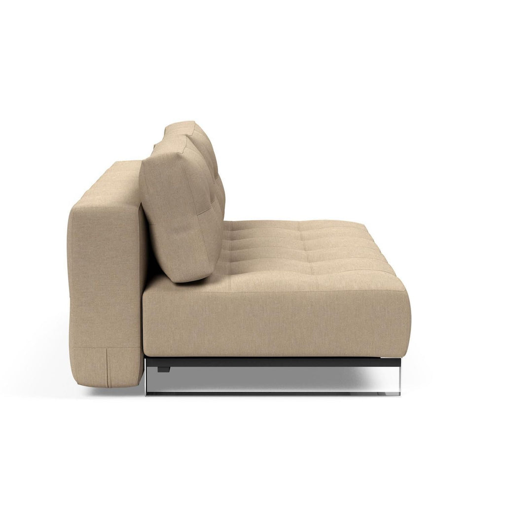 Divano letto matrimoniale in tessuto Supremax Deluxe