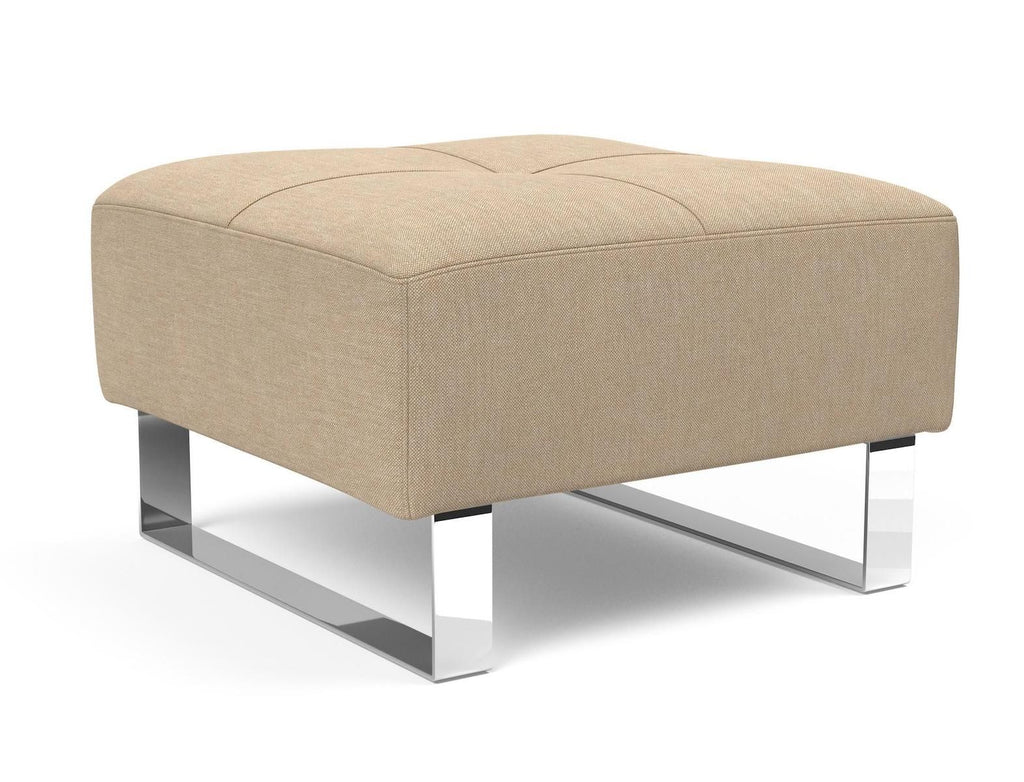 Pouf imbottito in tessuto Supremax Deluxe