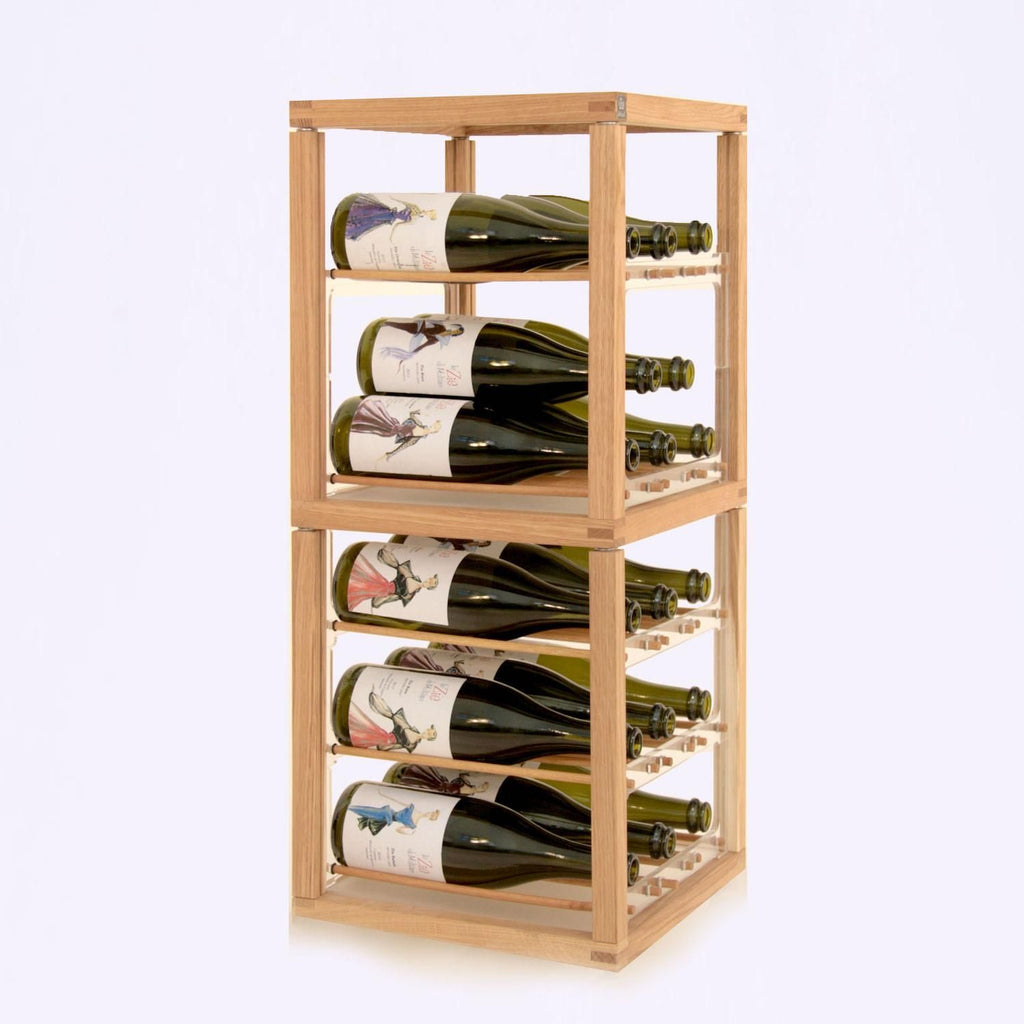 Portabottiglie design in legno Zia Babele 2