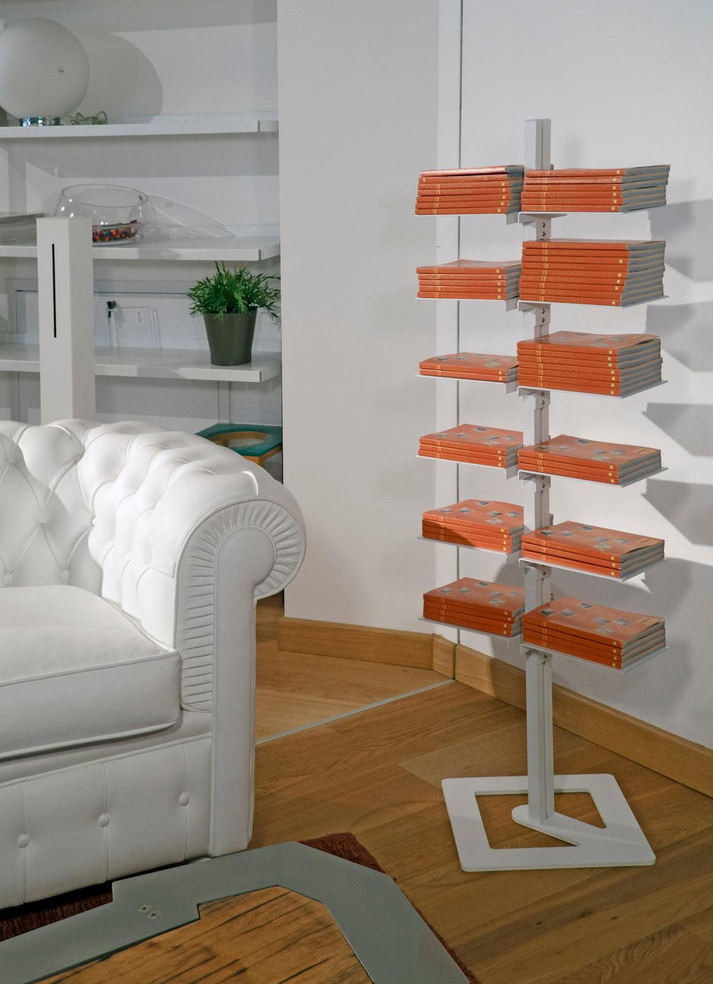 Libreria verticale autoportante design Dotto