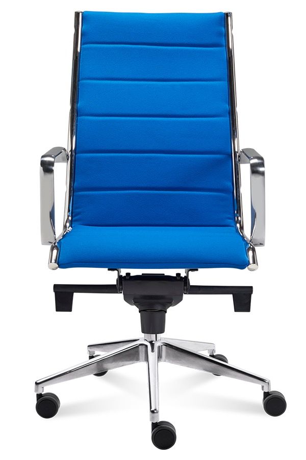 Poltrona da ufficio presidenziale in ecopelle o pelle Matrix