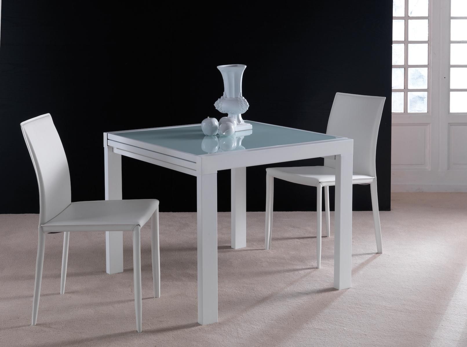 Tavolo quadrato o rettangolare allungabile design moderno Conrado