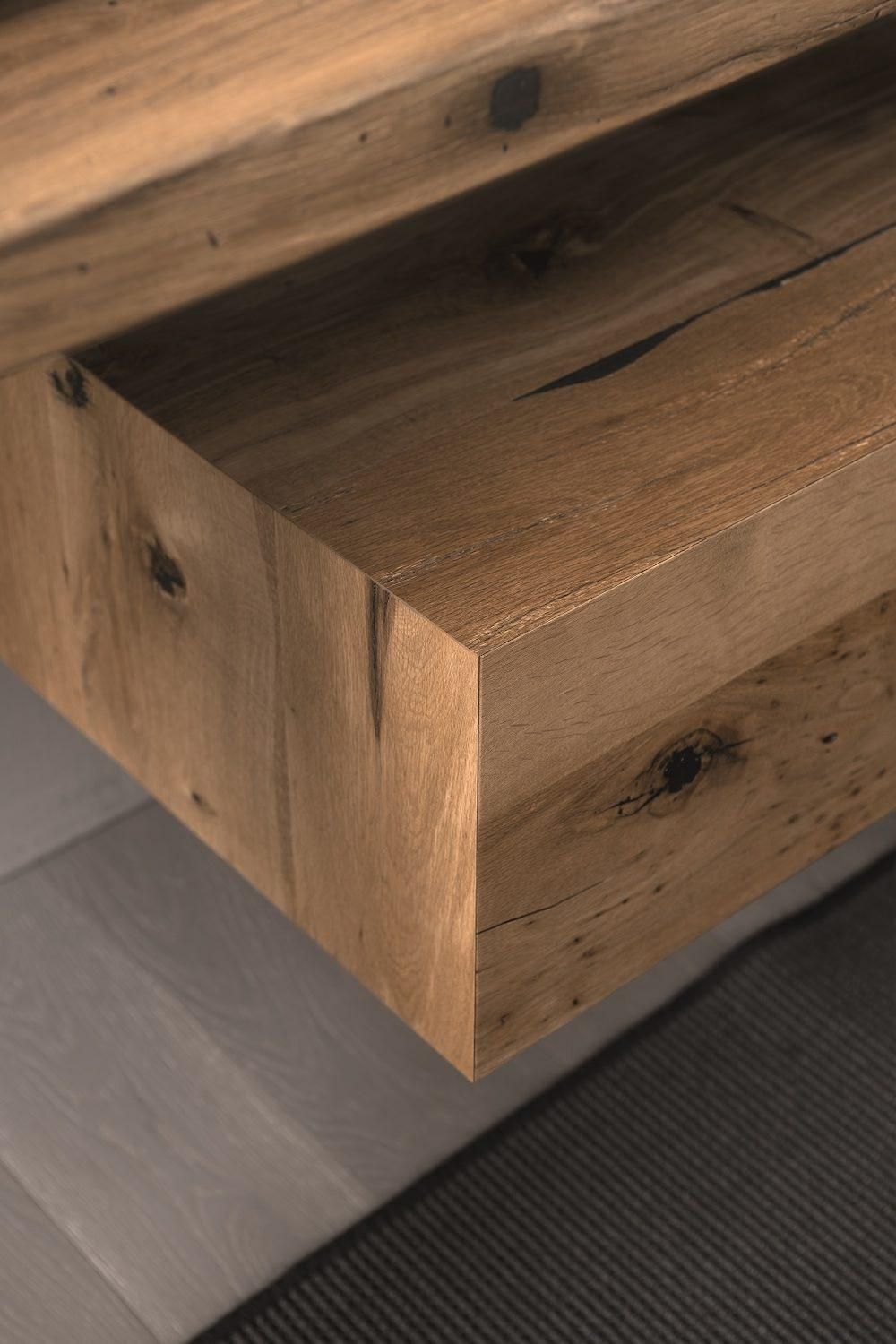 Mobili bagno in rovere Old Wood 3 di Loetrà