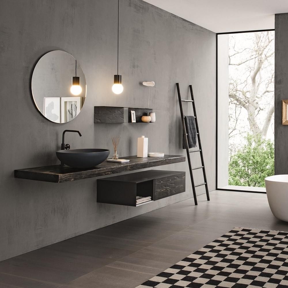 Mobili bagno in abete Old Wood 4 di Loetrà