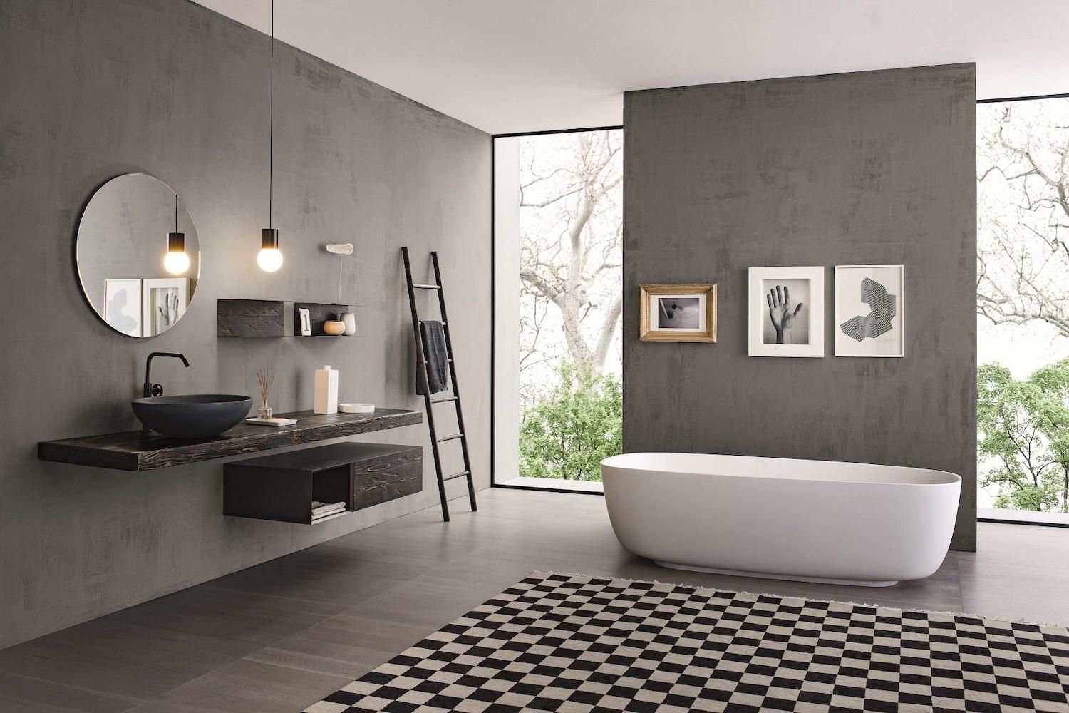 Mobili bagno in abete Old Wood 4 di Loetrà