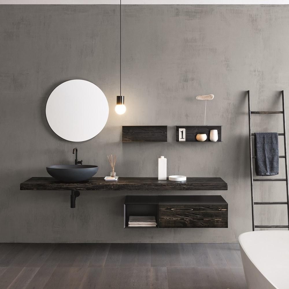 Mobili bagno in abete Old Wood 4 di Loetrà