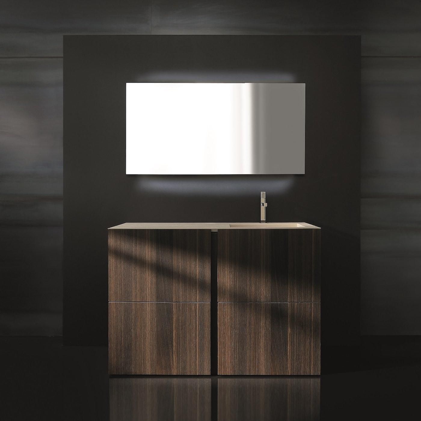 Set mobili bagno in rovere Crono 1 di Loetrà