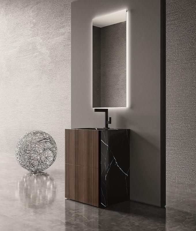 Composizione mobili bagno Crono 2 di Loetrà