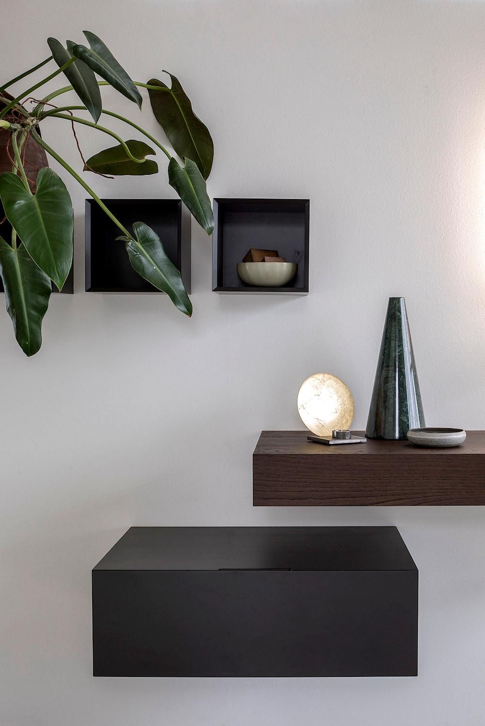 Mobili bagno in legno Qubo 2 di Loetrà