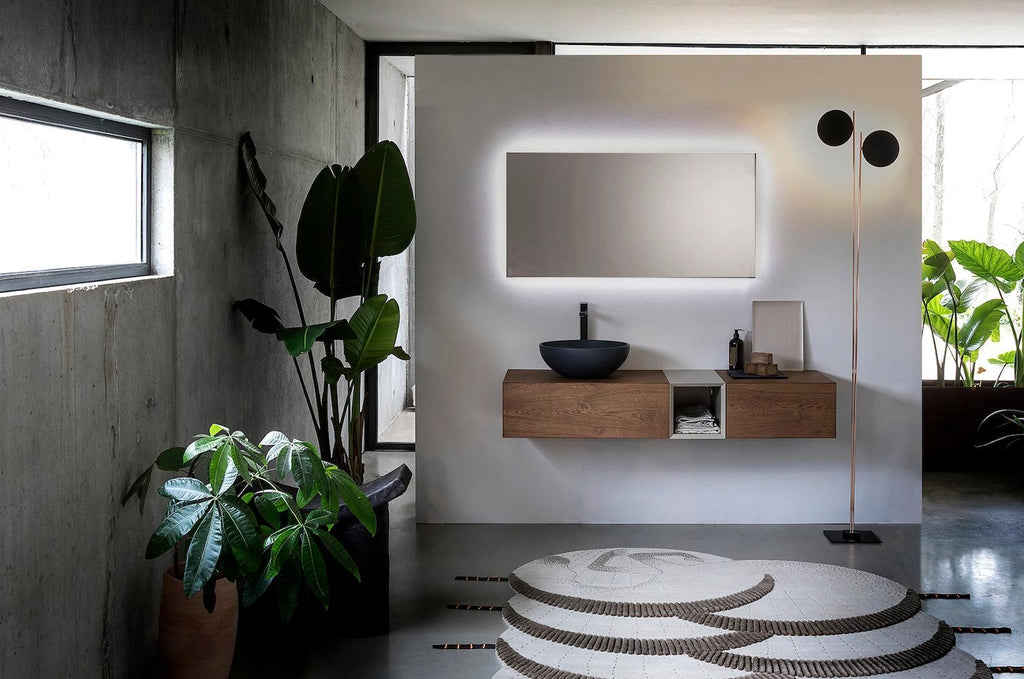 Mobili bagno moderni Qubo 4 di Loetrà