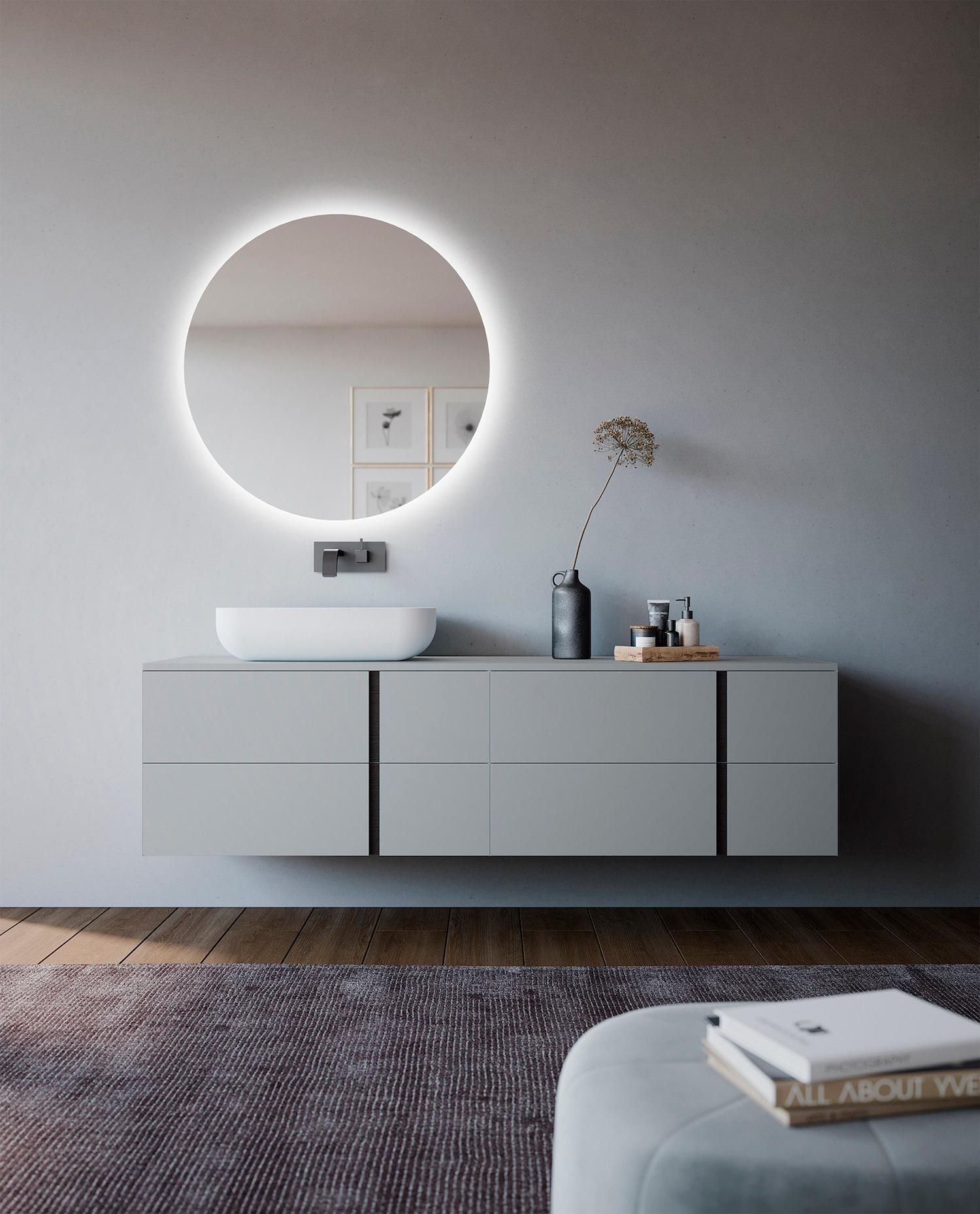 Mobili bagno moderni Esigo 1 di Loetrà